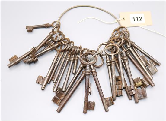Collection of old keys